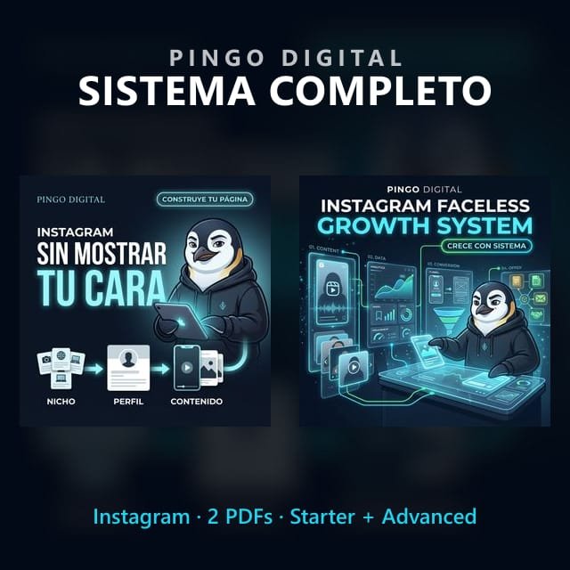 INSTAGRAM FACELESS SISTEMA COMPLETO
